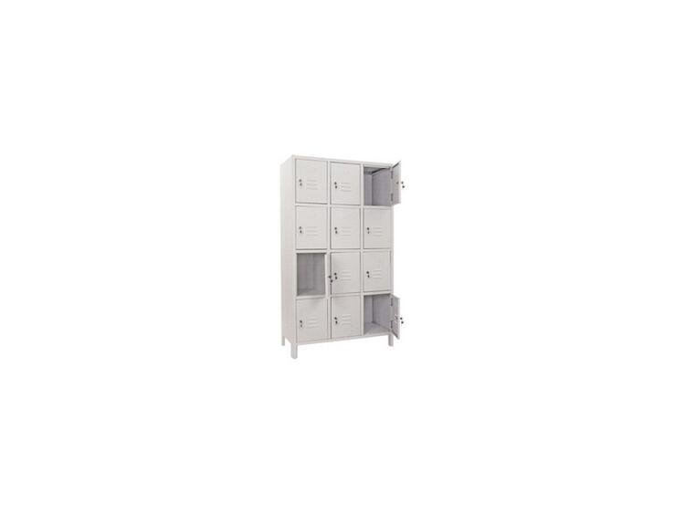 ARMADIO CASELLARIO MONOBLOCCO DC01 0,6 12 VANI INDIPENDENTI 100X35X180 CM