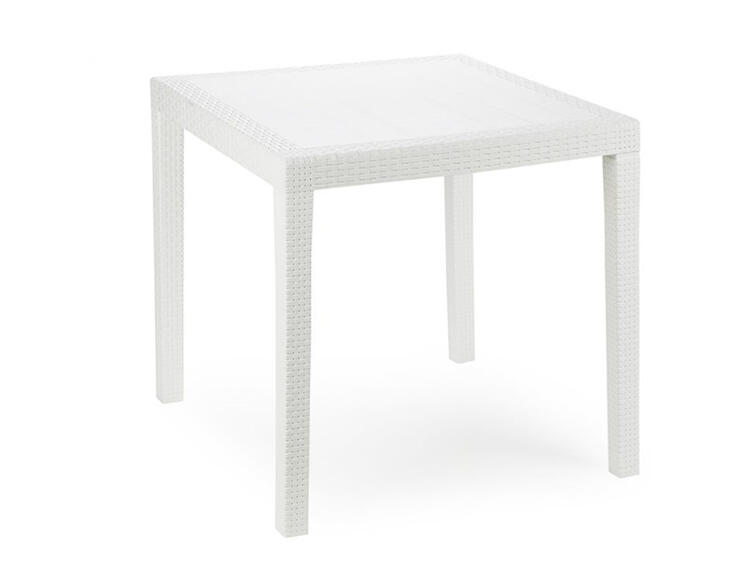 TAVOLO KING 80X80 BIANCO 