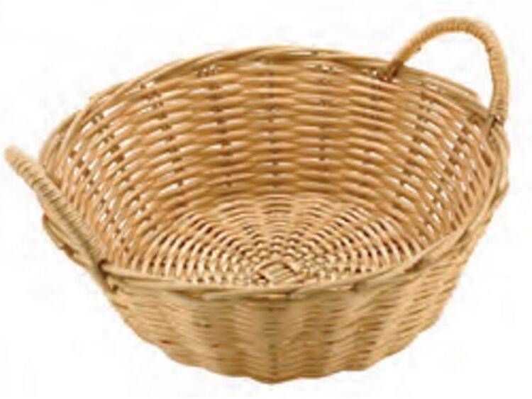 CESTO PANE OVALE CM.23POLYRATTAN-RATTANGOLARE 