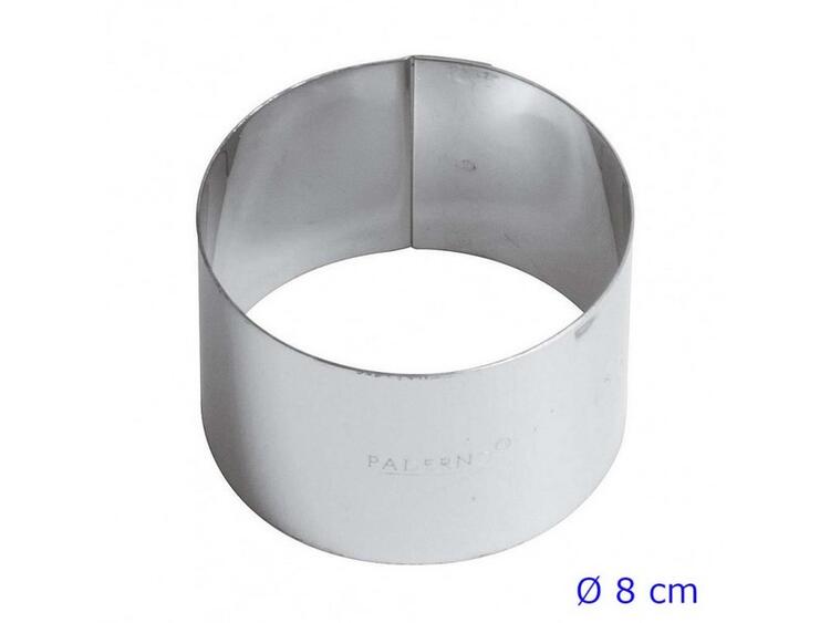 ANELLO PER MOUSSE INOX CM. 8 