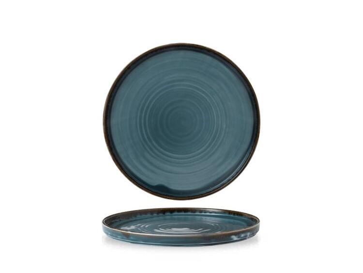 HARVEST BLU WALLED PLATE 8,67 