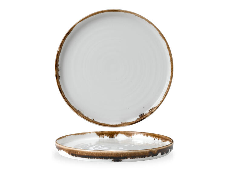 HARVEST NATURAL WALLED PLATE 