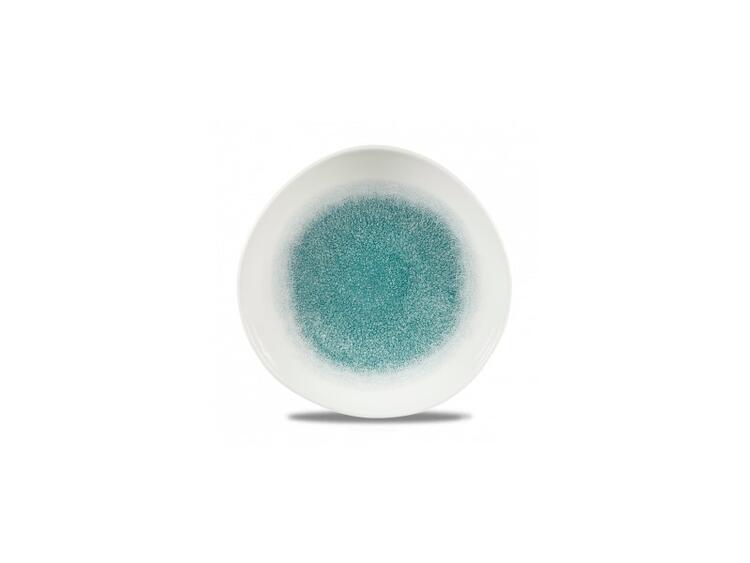 RAKU JADE GREEN PIATTO IRREGOLARE 25 