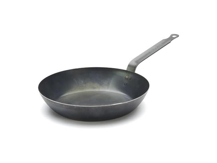 LA LYONNAISE PADELLA LIONESE ACCIAIO AZZURRATO 1 MANICO CM 24