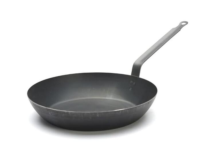 LA LYONNAISE PADELLA LIONESE ACCIAIO AZZURRATO 1 MANICO CM 28