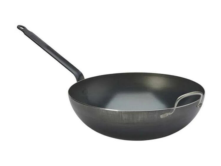 WOK 32 COUNTRY FRYPAN STEEL BLU 