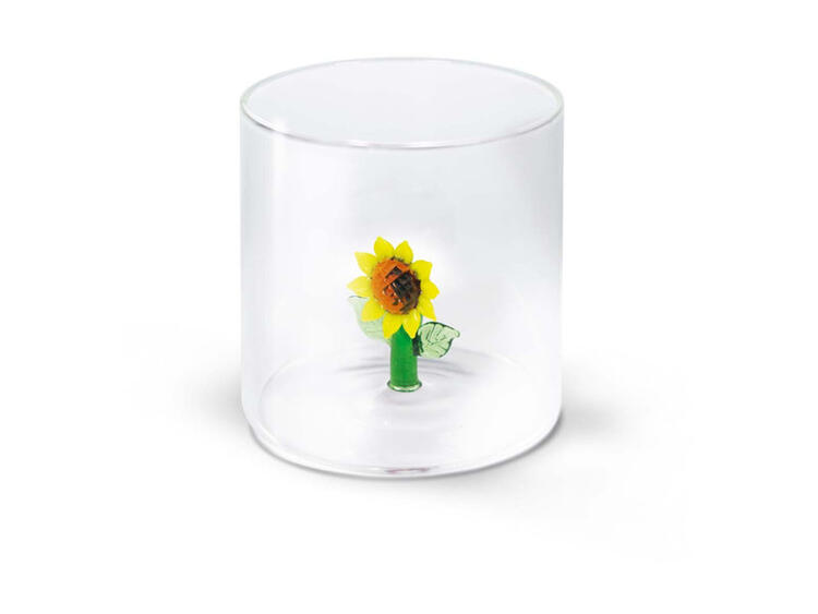 BICCH.VETRO BOROS.CC.250 GIRASOLE 