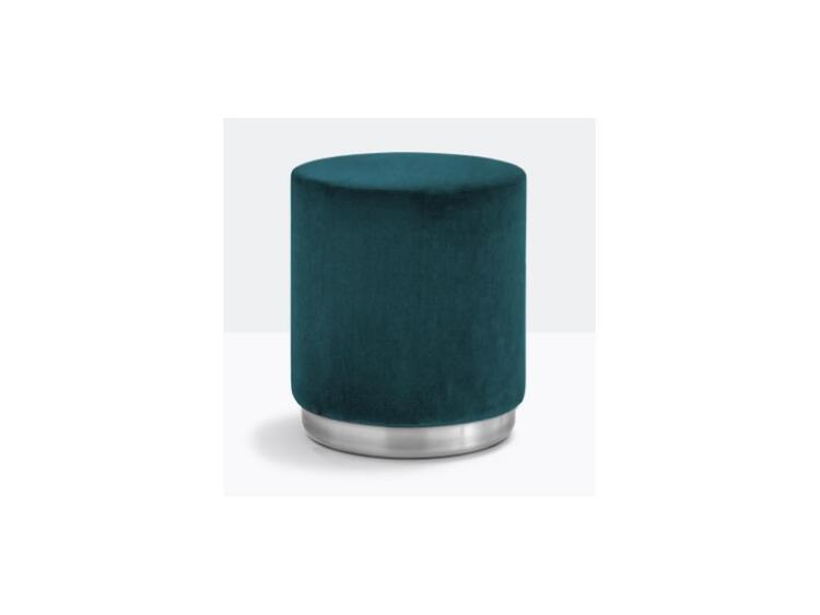 POUF WOW D.400 H.480 VELLUTO BLU 