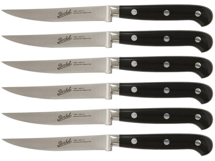 ADHOC NERO LUC. SET 6 COLTELLI 