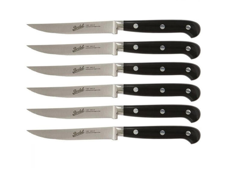 ADHOC NERO LUC. SET 6 COLTELLI 
