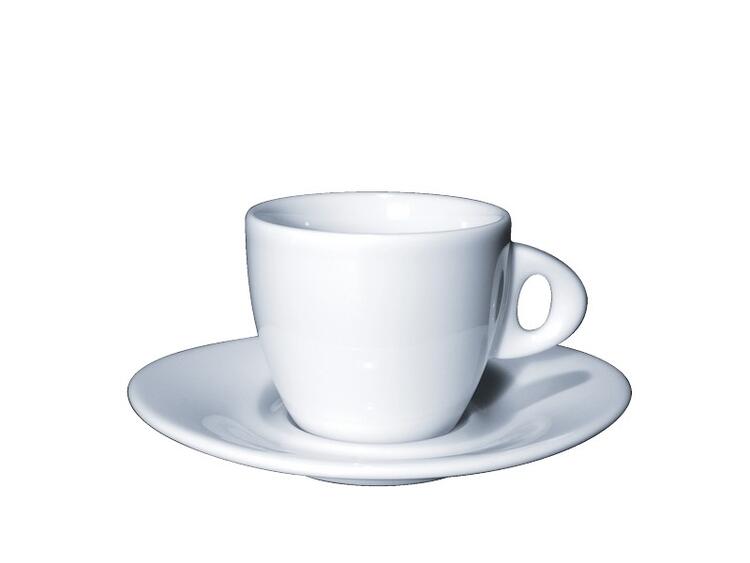 TAZZA CAPPUCCINO CON PIATTO GALILEO BIANCO 