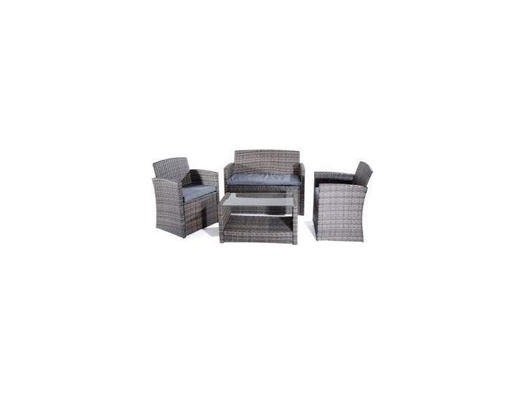 SET SALOTTO LIPARI MELANGE GRIGIO 