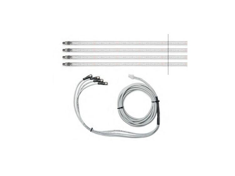 KIT LED BIANCO 4X0,50M. C/TRASFORM. 