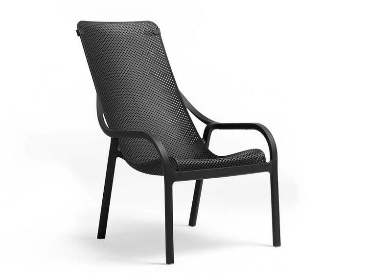 POLTRONA NET LOUNGE ANTRACITE 