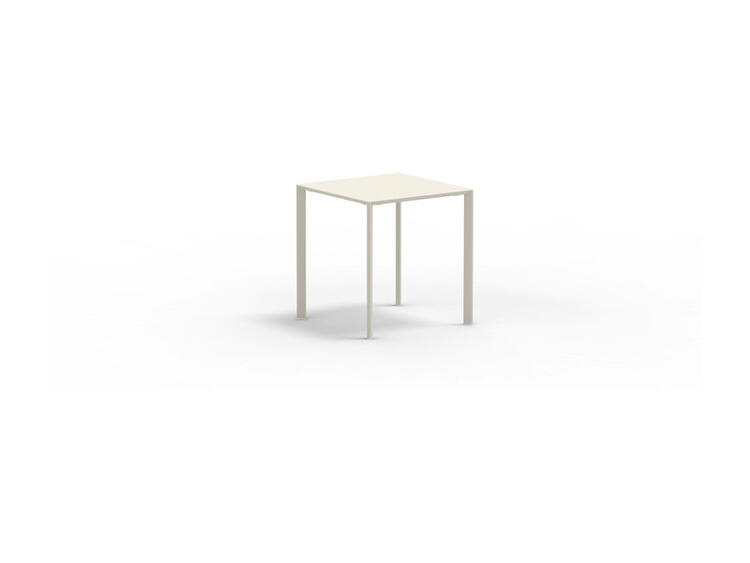 FOX TAVOLO 70X70 BIANCO PERLA 