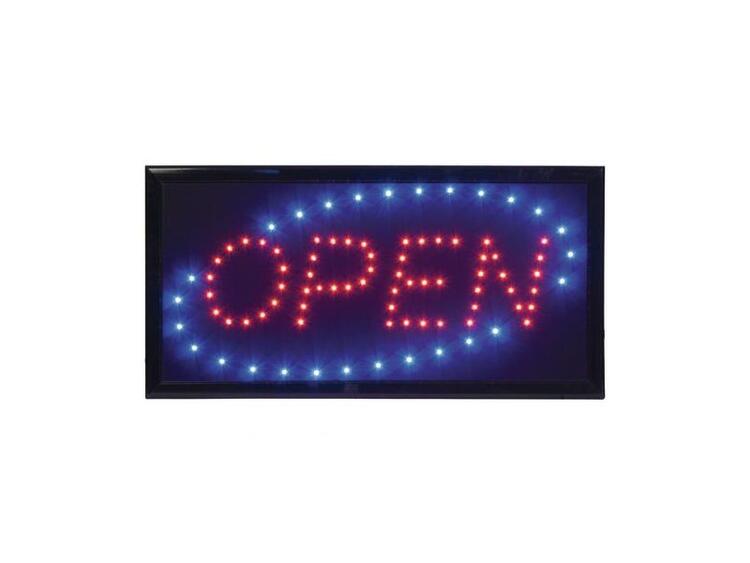 INSEGNA LUMINOSA A LED OPEN 