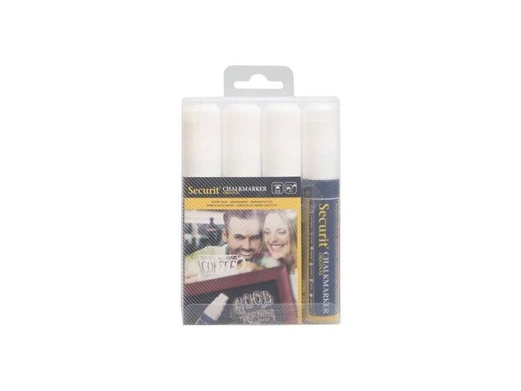 SET 4 PENNARELLI GESSO LIQUIDO MAXI PUNTA BIANCHI 