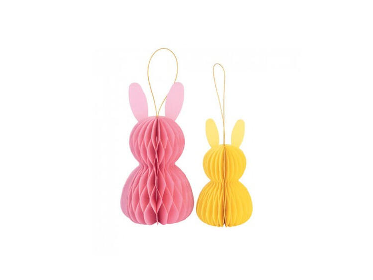 DECORO CARTA PZ.3 BUNNY CM.17 