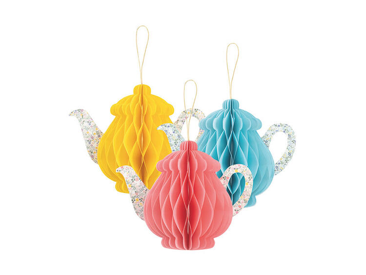 DECORAZIONE CARTA CM.20 TEA POT 