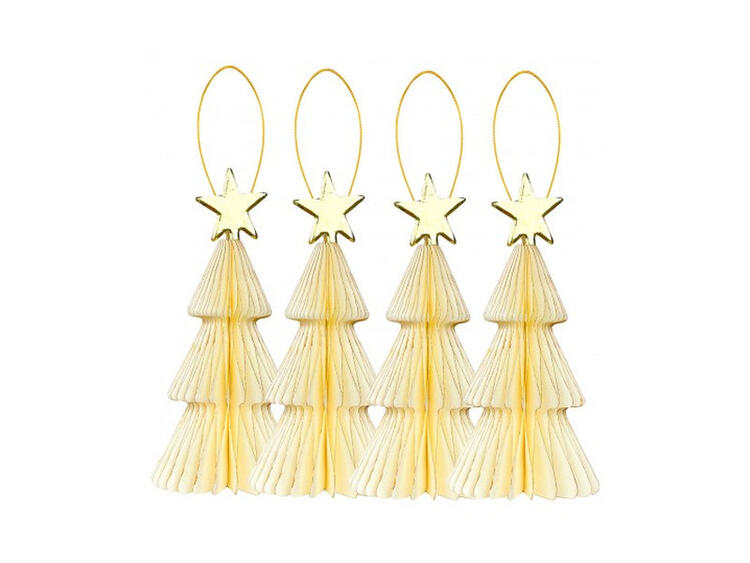 DECORO CARTA PZ.4 ALBERO AVORIO C/S 