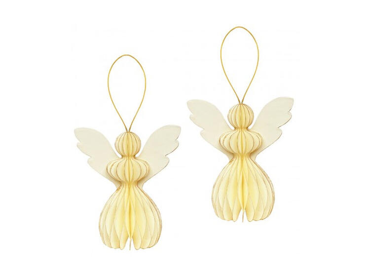 DECORO CARTA PZ.2 ANGELO 12 AVORIO 