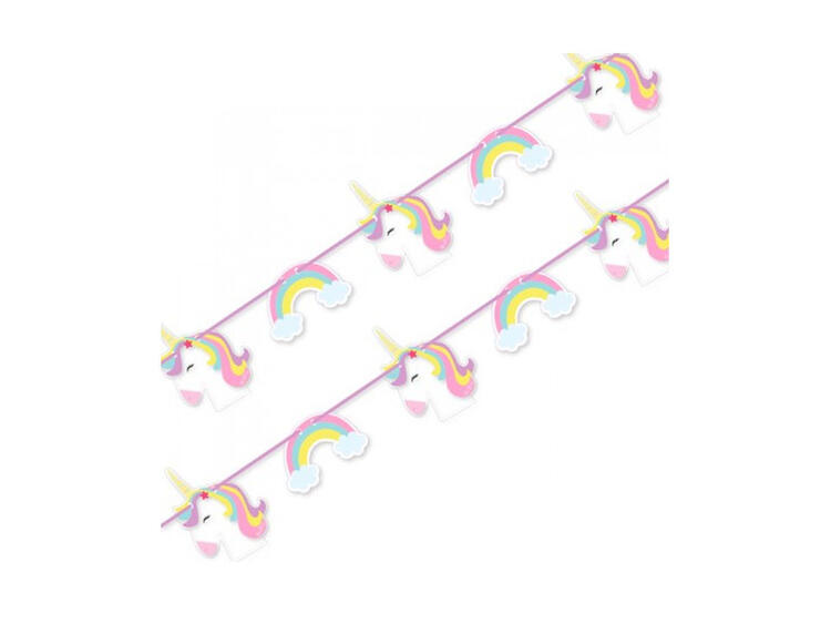 FESTONE UNICORNO ARCOBALENO MT.3,60 