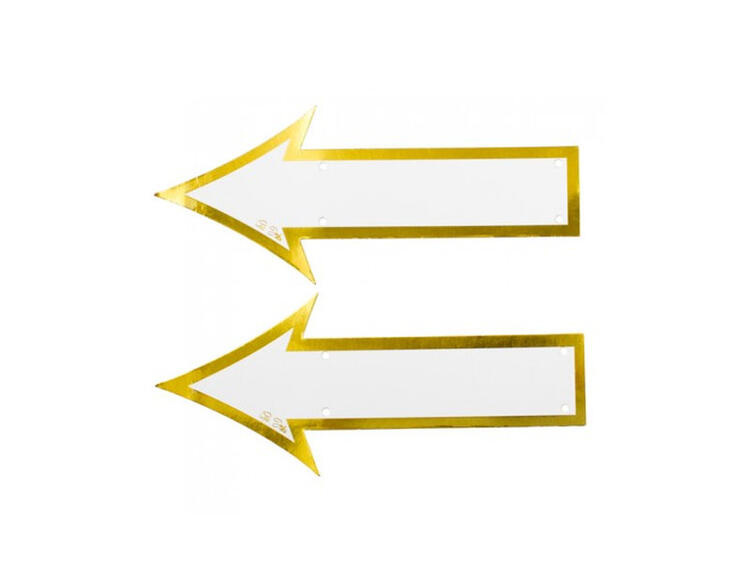 BS.  2 FRECCE PER INDICAZIONI 35X15 