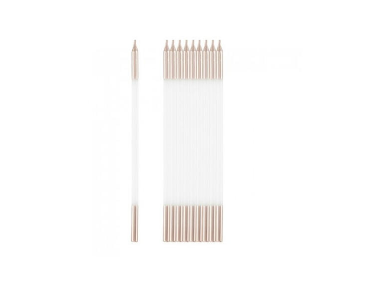 CANDELE PZ. 10 C/SOST.BIANC.ROSE 