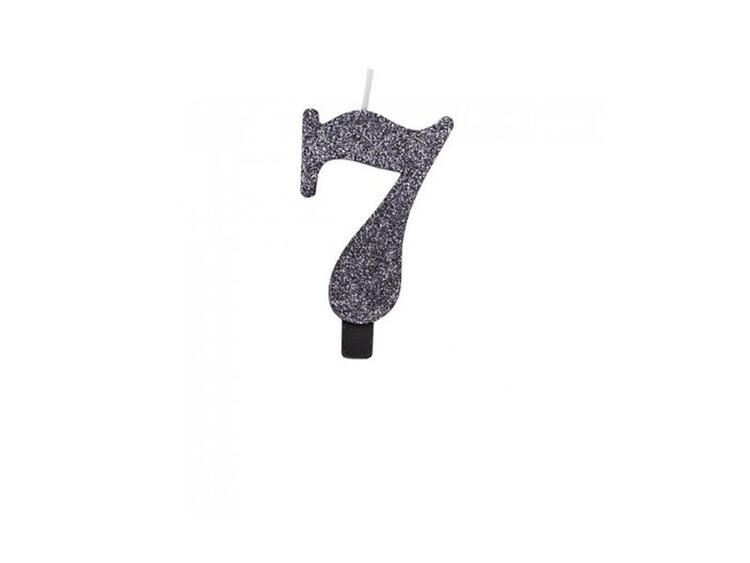 CANDELINA BIO NERO GLITTER N.7 9,5 
