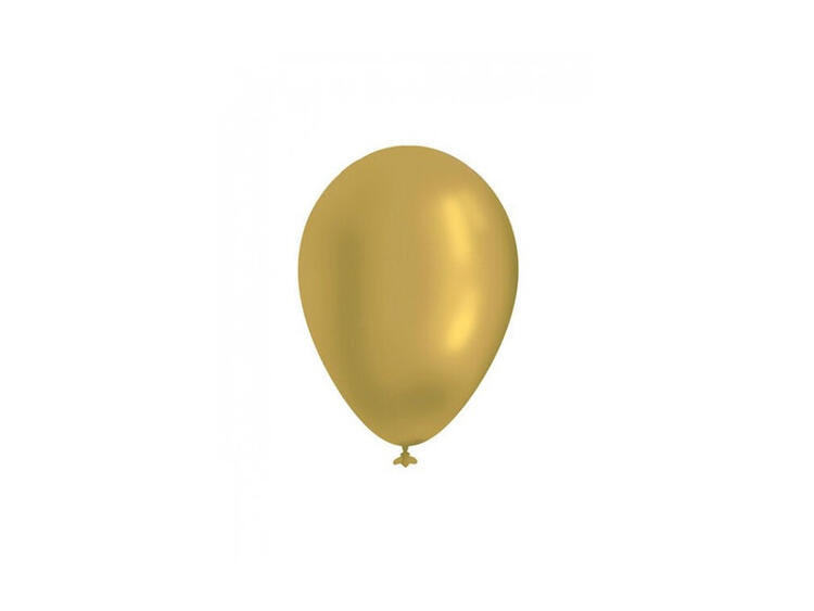 BL. 12 PALLONCINI METALLIZZATI ORO 