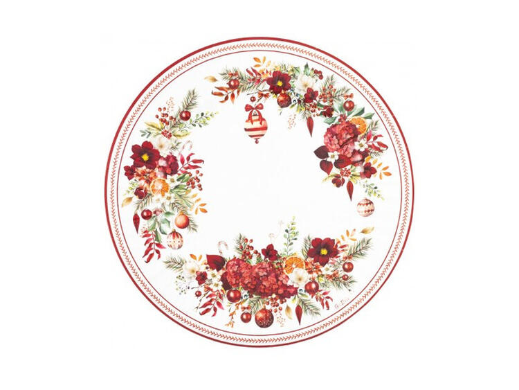 PIATTI PZ. 6 MAXI CM.33 CHRIST.BOUQ 