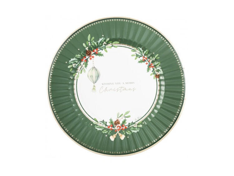 PIATTI PZ. 6 MAXI CM.33 MERRY CHRIS 