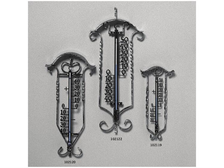 TERMOMETRO IN FERRO BATTUTO PER ESTERNI 