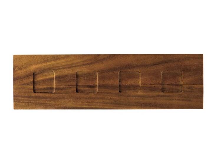 MODULO VASSOIO LEGNO 4 POSTI 35,5X 