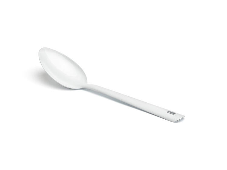 PELTRE COLLECTION CUCCHIAIO FERRO SMALTATO BIANCO 30,0 CM PEZZI 1 