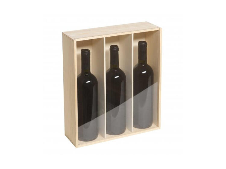 CASSETTA PLEXI 3 BOTTIGLIE 