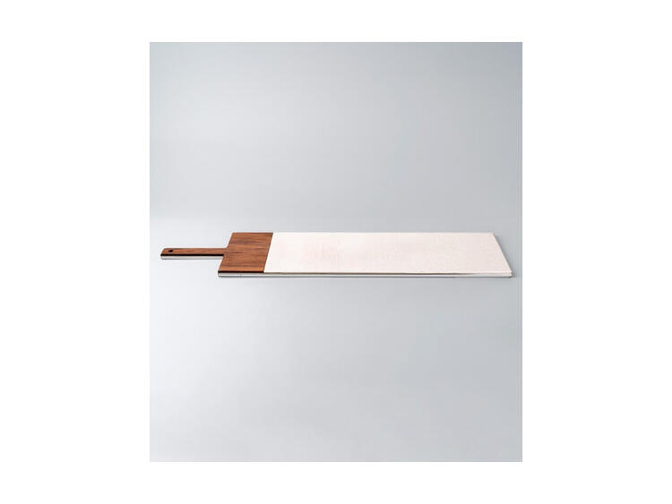 IN TAGLIO 2 TAGLIERE 18X79 BIANCO 